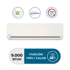 Aire acondicionado Inverter Anwo Ecoflow 9.000 BTU con Wifi