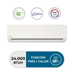 Aire Acondicionado Anwo Inverter ECOFLOW 24.000 BTU con Wifi