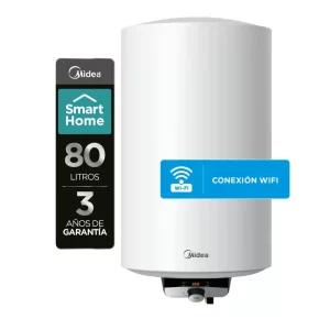 Termo Eléctrico Midea Wifi capacidad 80 Litros Vertical