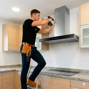 Instalación Campana extractora para cocinas