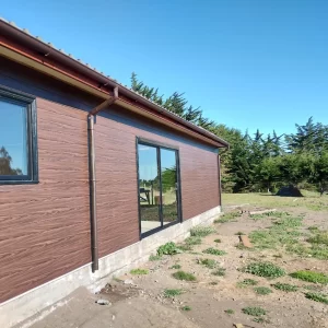 Instalación canaleta agua lluvia